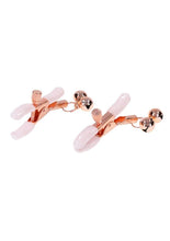 Load image into Gallery viewer, Sex &amp; Mischief Peaches N CreaMe Bell Nipple Clamps - Rose Gold
