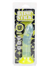 Load image into Gallery viewer, Glow Stick Star Silicone Glow-In-The-Dark Dildo - Yellow
