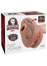 Load image into Gallery viewer, PDX Plus Pussy Pounder Squeeze Stroker - Pussy - Caramel
