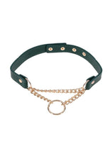 Load image into Gallery viewer, Sex &amp; Mischief Indica Day Collar - Green/Gold

