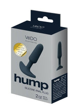 Load image into Gallery viewer, VeDo Hump Silicone Anal Plug 4.25in - Black
