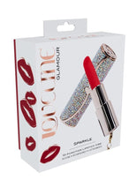 Load image into Gallery viewer, Loveline : Sparkle Lipstick Rechargeable Silicone Vibrator with Interchangeable Heads
