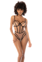 Load image into Gallery viewer, MAPALE: 8847 Teddy - Nude Black
