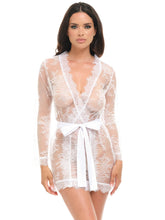 Load image into Gallery viewer, OH LA LA CHERI: Amour Short Lace Robe
