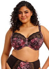 Load image into Gallery viewer, ELOMI: "Morgan" Stretch Banded Bra - Dark Romance
