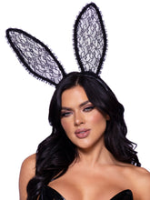 Load image into Gallery viewer, Bendable Lace Bunny Ears [2 colours]
