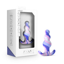 Load image into Gallery viewer, Blush: Avant | Twilight Blue: Artisan 3 Inch Tapered Stayput™ Butt Plug with Pleasure Curves
