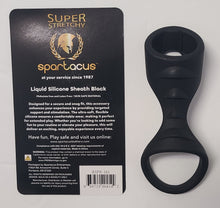 Load image into Gallery viewer, SPARTACUS : Liquid Silicone Sheath - Black
