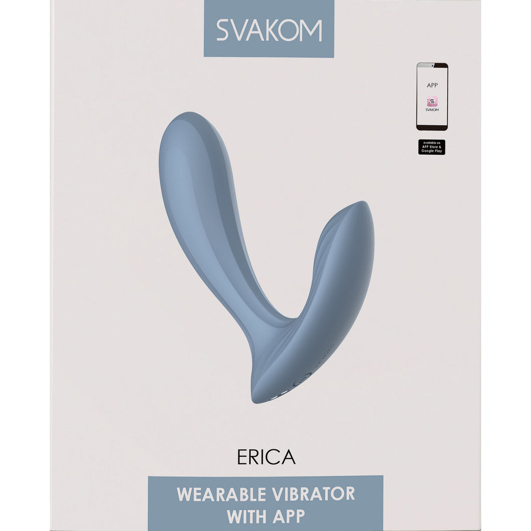 Svakom ERICA : Wearable Vibrator With App Control - Dusty Blue