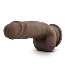 Load image into Gallery viewer, Dr. Skin Plus - 7 Inch Girthy Posable Dildo With Balls - Chocolate
