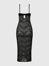 Load image into Gallery viewer, HOUSE OF DESIRE: YVONE LACE PLUNGE PUSH UP GOWN - Black

