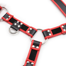 Load image into Gallery viewer, PLE SUR: Chest Harness - Deluxe Bulldog PVC Vegan Leather
