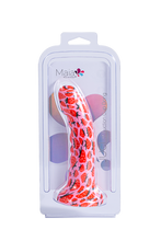 Load image into Gallery viewer, Maia : JUCI 7-Inch Strawberry Print Silicone Suction Cup Dong
