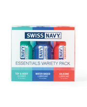 Load image into Gallery viewer, Swiss Navy Essentials Variety Pack of 3 [1oz]
