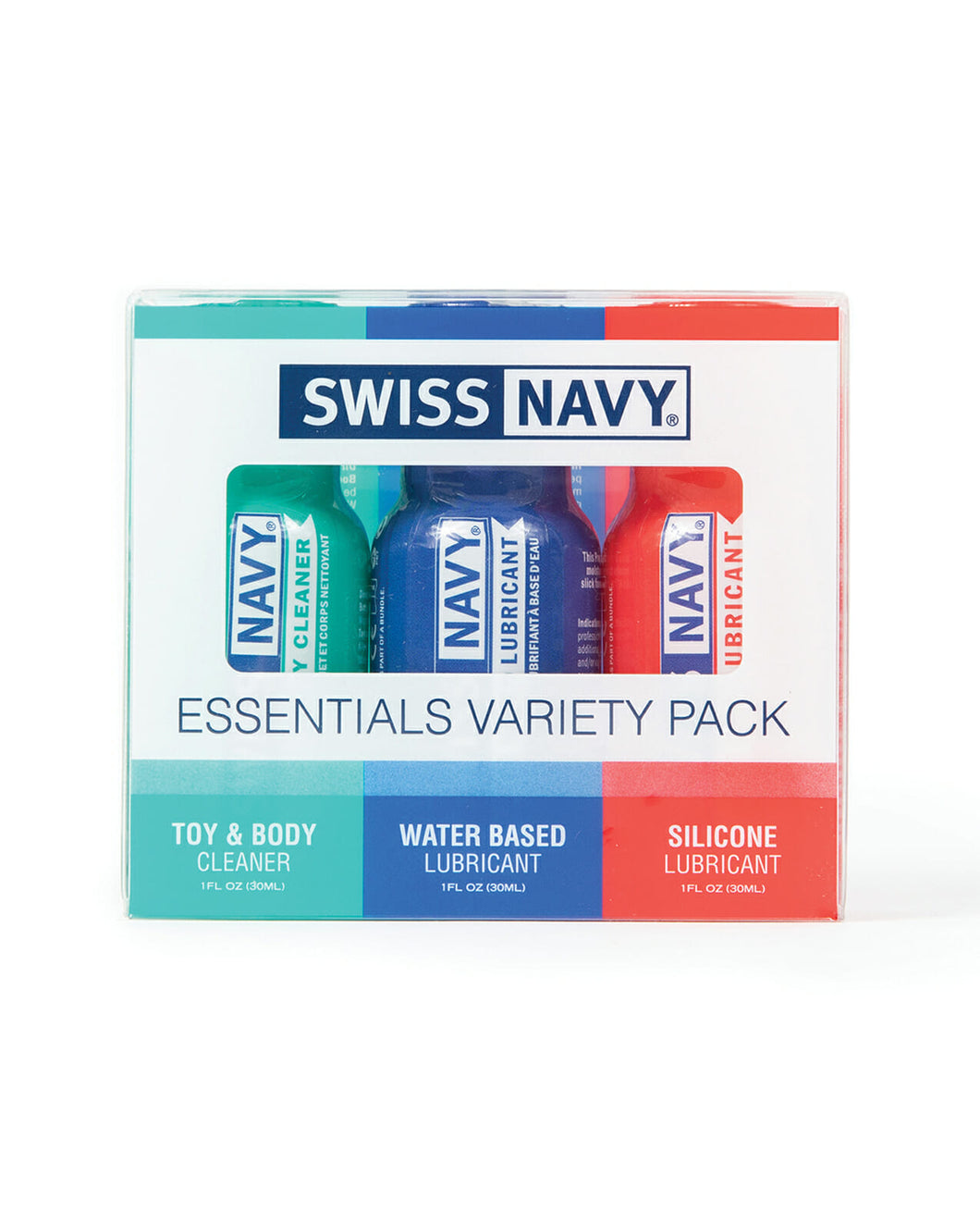 Swiss Navy Essentials Variety Pack of 3 [1oz]