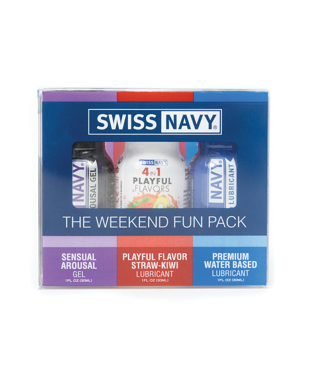 Swiss Navy Weekend Fun Pack of 3 [1oz]