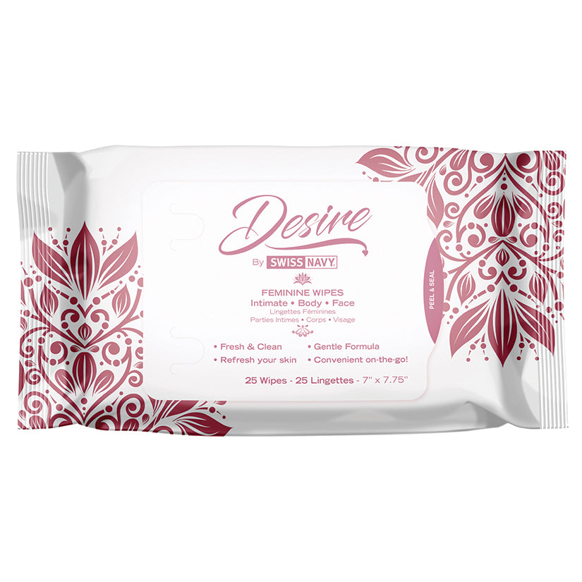 DESIRE by Swiss Navy FEMININE WIPES