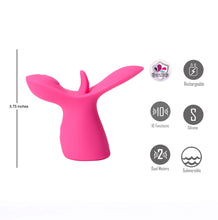 Load image into Gallery viewer, MAIA: OASIS PINK Dual Motor Function Silicone Licking Thumping Vibrator
