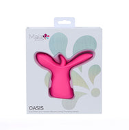 MAIA: OASIS PINK Dual Motor Function Silicone Licking Thumping Vibrator
