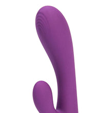 Load image into Gallery viewer, Maia : VIBELITE Rayla 10-Function Silicone Dual Stimulator Rechargeable Vibrator Purple
