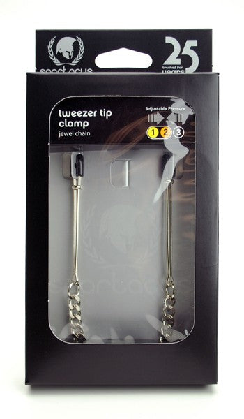 Spartacus: Adjustable Tweezer Clamps - Jewel Chain