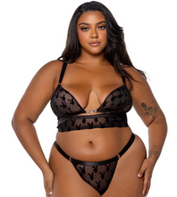 Load image into Gallery viewer, Playboy Bunny Charm Bralette 2pc Set
