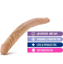Load image into Gallery viewer, Blush : B Yours - 14" Double Dildo - Mocha
