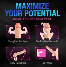 Load image into Gallery viewer, Blush : Performance Plus - Thrive - 2.5 Inch Silicone Penis Xtender - Beige
