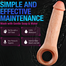 Load image into Gallery viewer, Blush : Performance Plus - Thrive - 2.5 Inch Silicone Penis Xtender - Beige
