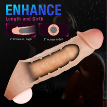Load image into Gallery viewer, Blush : Performance Plus - Intrepid - 2 Inch Silicone Penis Xtender - Beige
