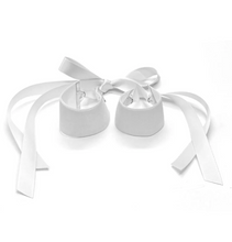 Load image into Gallery viewer, TYES BY TARA : Marie Antoinette White Tyecuffs - Soft Bondage Handcuffs
