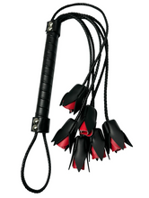 Load image into Gallery viewer, MAPALE : Faux Leather Rose Whip
