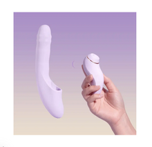 Load image into Gallery viewer, SVAKOM : DUOGLOW - Thrusting Beaded Vibrator with Pulsating Stimulator
