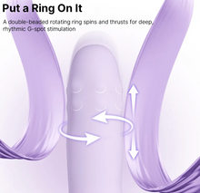 Load image into Gallery viewer, SVAKOM : DUOGLOW - Thrusting Beaded Vibrator with Pulsating Stimulator
