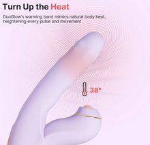 Load image into Gallery viewer, SVAKOM : DUOGLOW - Thrusting Beaded Vibrator with Pulsating Stimulator
