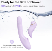 Load image into Gallery viewer, SVAKOM : DUOGLOW - Thrusting Beaded Vibrator with Pulsating Stimulator
