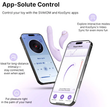 Load image into Gallery viewer, SVAKOM : DUOGLOW - Thrusting Beaded Vibrator with Pulsating Stimulator
