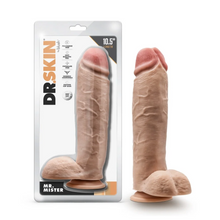 Load image into Gallery viewer, Dr. Skin - Mr. Mister - 10.5 Inch Dildo with Balls - Beige

