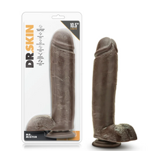 Load image into Gallery viewer, Dr. Skin - Mr. Mister 10.5 Inch Dildo with Suction - Chocolate
