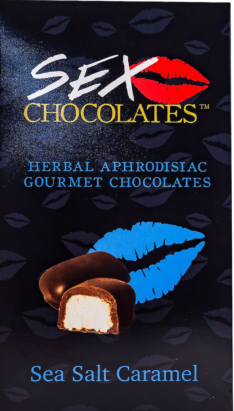 Sexual Enhancement Sex Chocolate: Sea Salt Caramel - Each