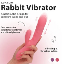 Load image into Gallery viewer, Svakom AVERY: Thrusting Rabbit Vibrator
