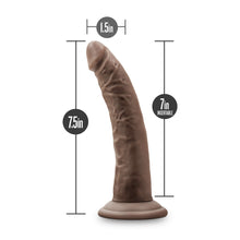 Load image into Gallery viewer, Dr. Skin Glide - 7.5 inch Self Lubricating Dildo - Chocolate
