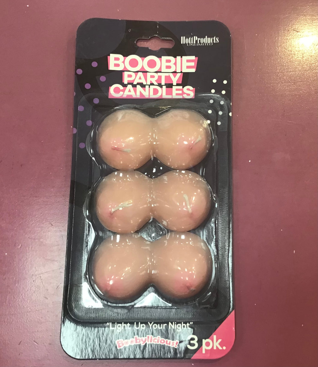 Boobie Party Candles [3pack]
