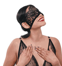Load image into Gallery viewer, Veiled Vision Lace Blindfold
