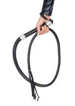 Load image into Gallery viewer, 54&quot; Braided Whip With Rhinestone Look Handle
