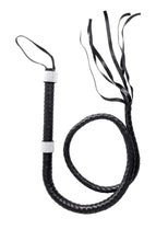 Load image into Gallery viewer, 54&quot; Braided Whip With Rhinestone Look Handle
