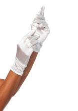 Load image into Gallery viewer, Satin Wrist Length Costume Gloves o/s [2 colours]
