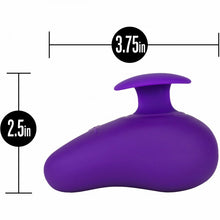 Load image into Gallery viewer, Blush Wellness Palm Sense Rechargeable Waterproof Vibrator With Finger Fin

