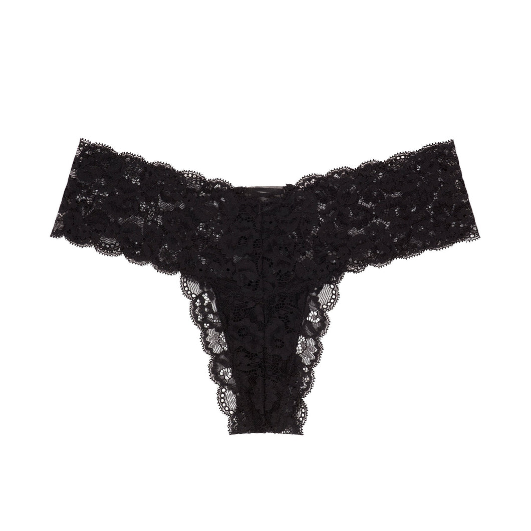 Rene Rofe Lingerie: Thong in Black Lace