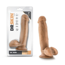 Load image into Gallery viewer, Dr. Skin - Dr. Mark - 7 Inch Dildo With Balls - Tan
